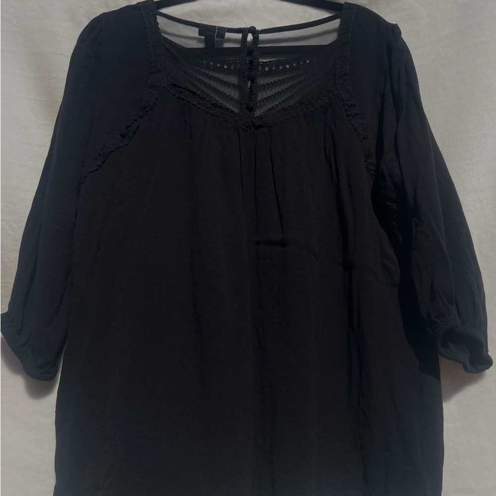 Lot 3 Torrid Plus Size Blouses | Size 0 | Lace, Floral, Paisley | Free Shippip - Picture 6 of 11
